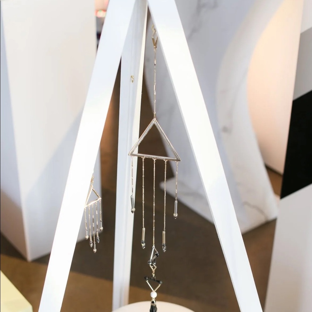 Eddie Borgo Metal mobile triangle charms NWT Target collab 2015